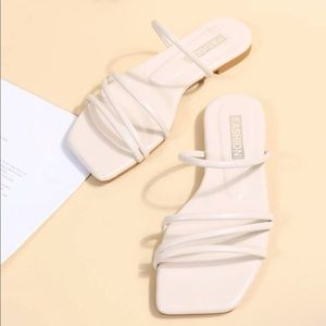 Multi Strap Slide Sandals